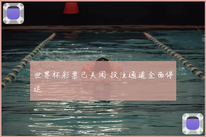 世界杯彩票已关闭 投注通道全面停运