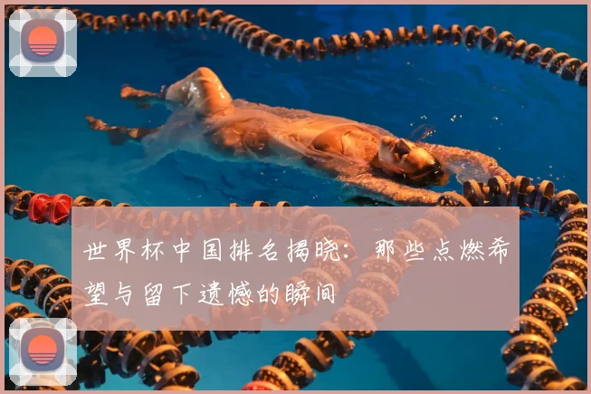 世界杯中国排名揭晓:那些点燃希望与留下遗憾的瞬间