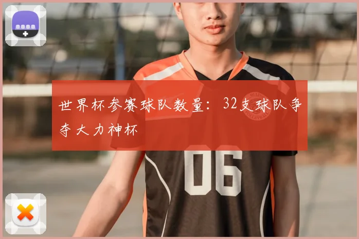世界杯参赛球队数量：32支球队争夺大力神杯